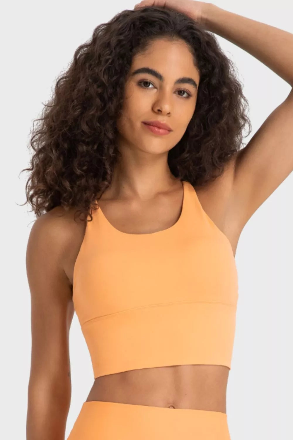 C-Thousand Millennia Crisscross Back Ladder Detail Sports Bra