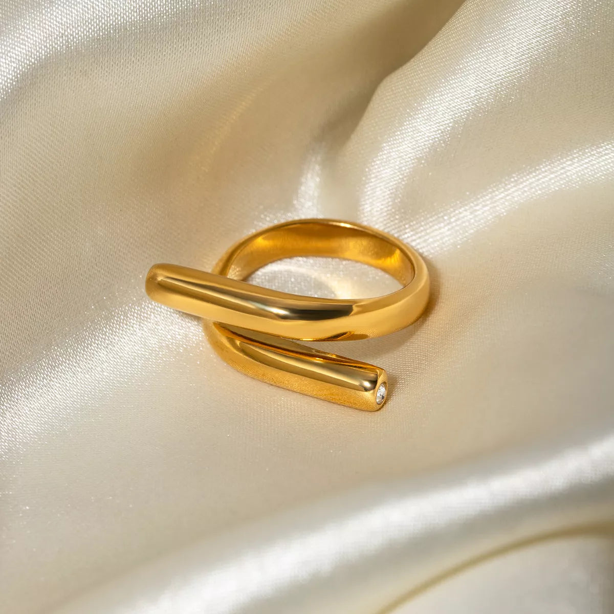 Jack & Din Stainless Steel Bypass Ring