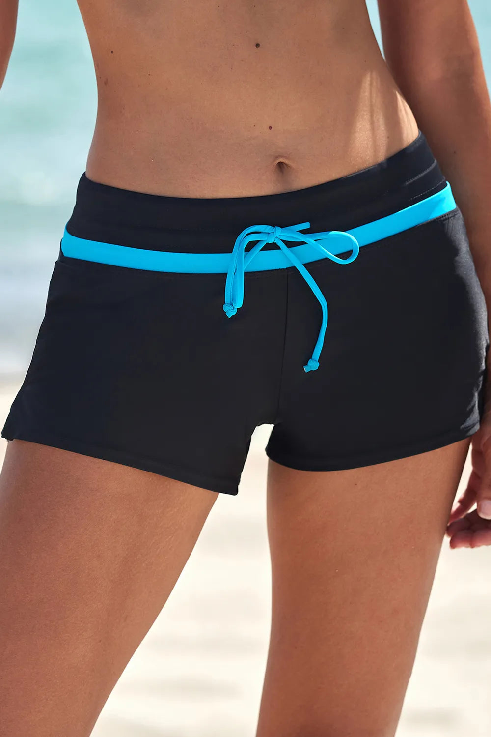 SYNZ Full Size Drawstring Swim Shorts