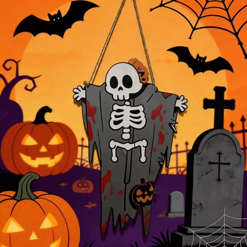 KnitElite Spooky Hanging Skeleton Decorative Ornament