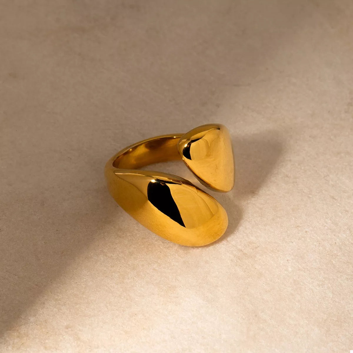 Jack & Din Stainless Steel Bypass Ring