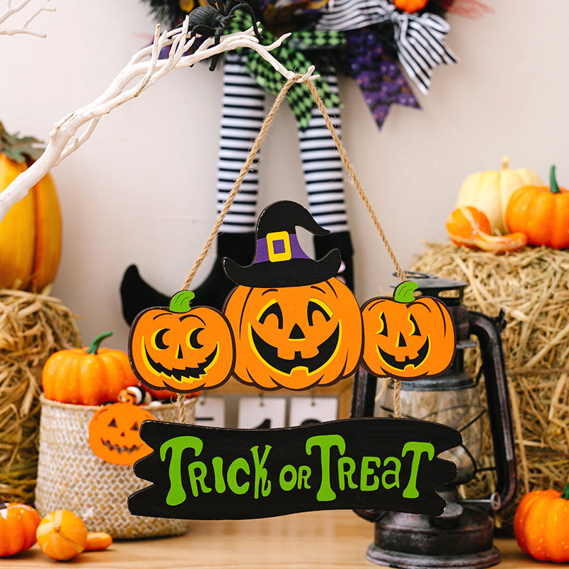 H&Bi HALLOWEEN TRICK OR TREAT Hanging Widget