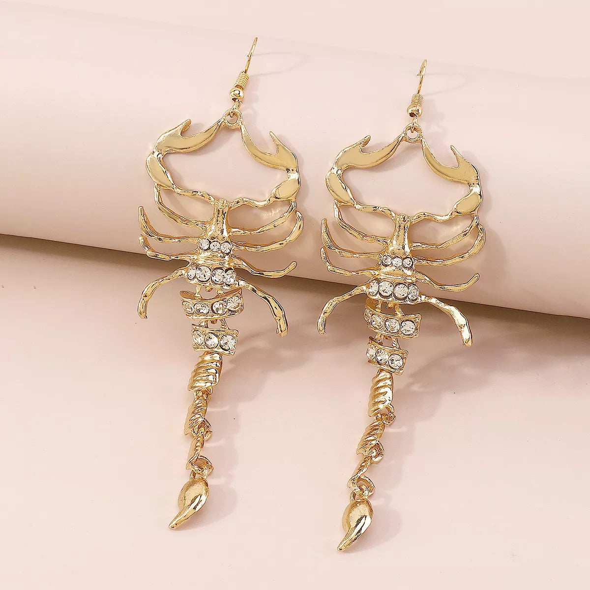 Enticing Glitters Scorpion Dangle Earrings