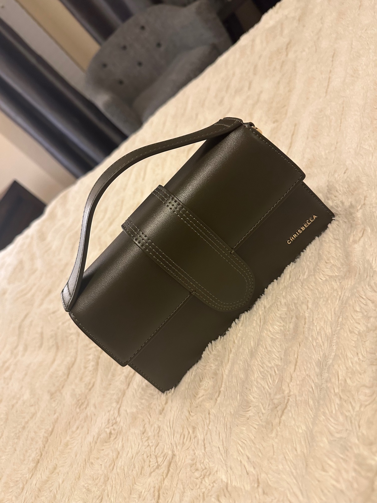 Chrisbella Leather Crossbody Bag
