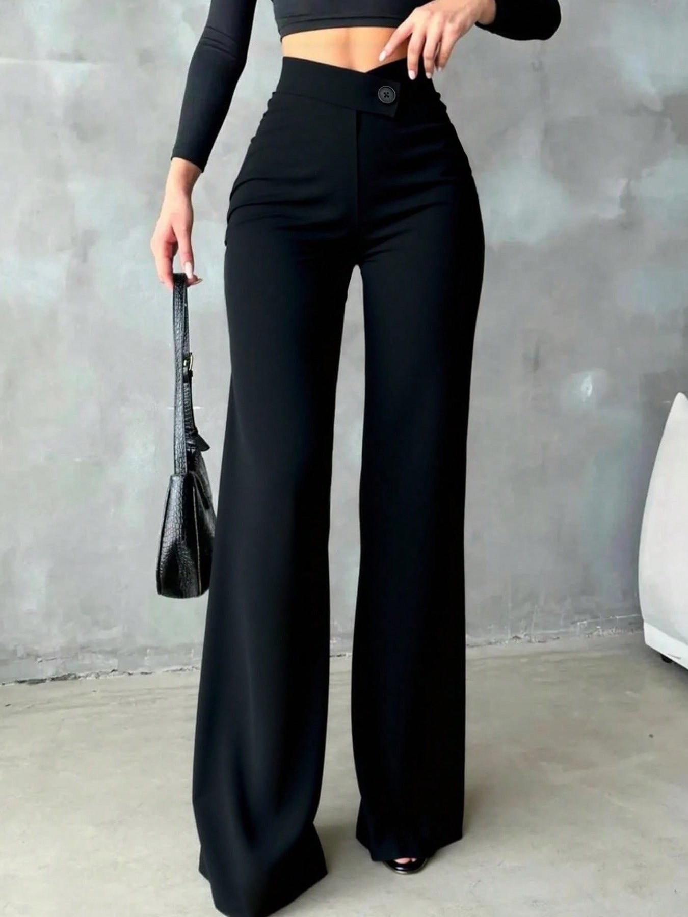 Shake Shake High Waist Wide Leg Pants