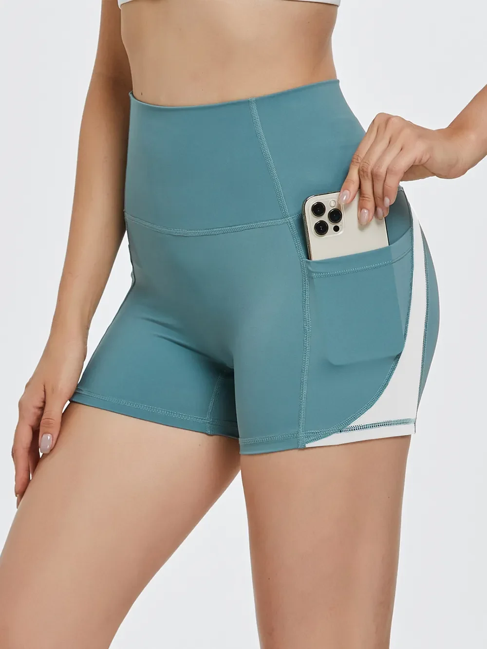 YWPR High Waist Active Shorts
