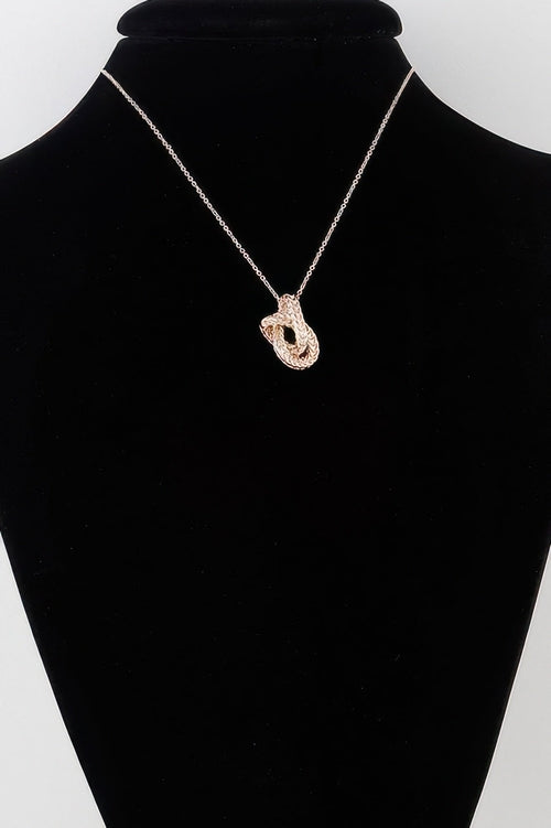 Unbranded Braided Interweave Pendant Necklace