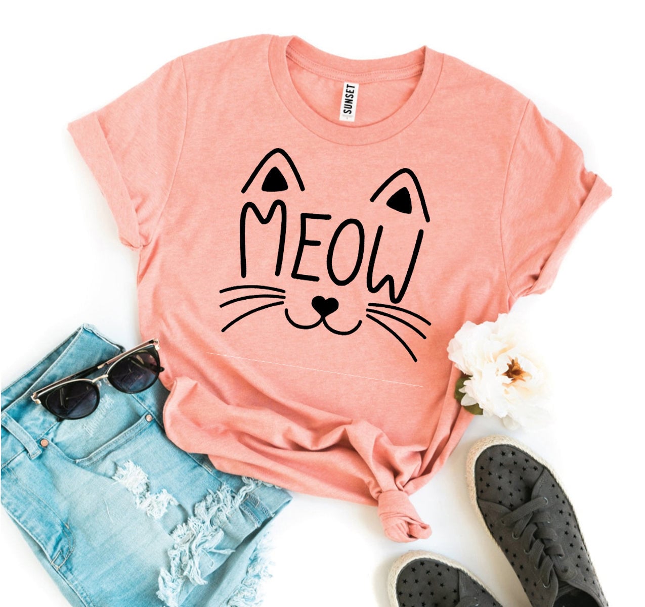 Bella Canvas Meow T-shirt