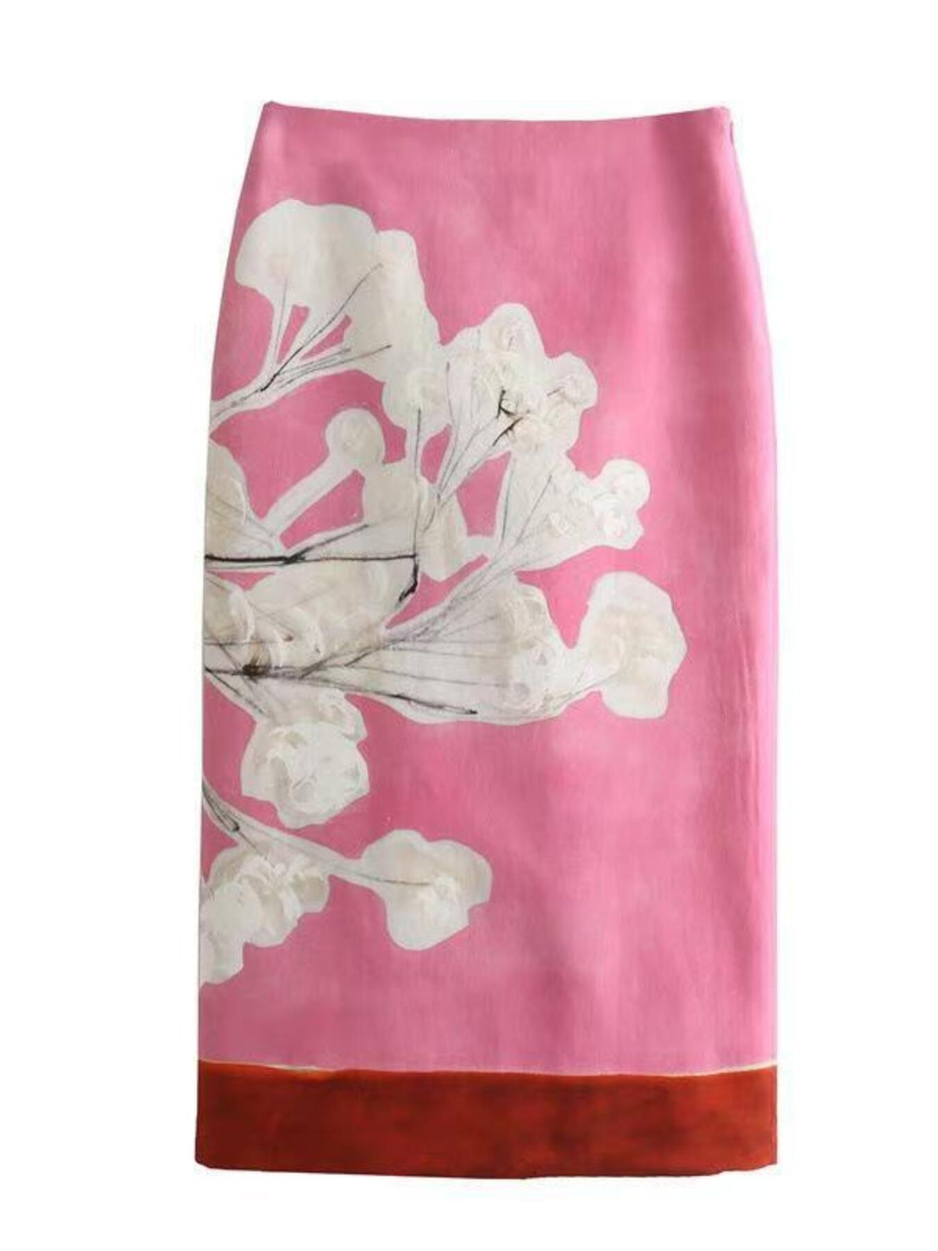 The Honest Stitch Floral Print Skirt