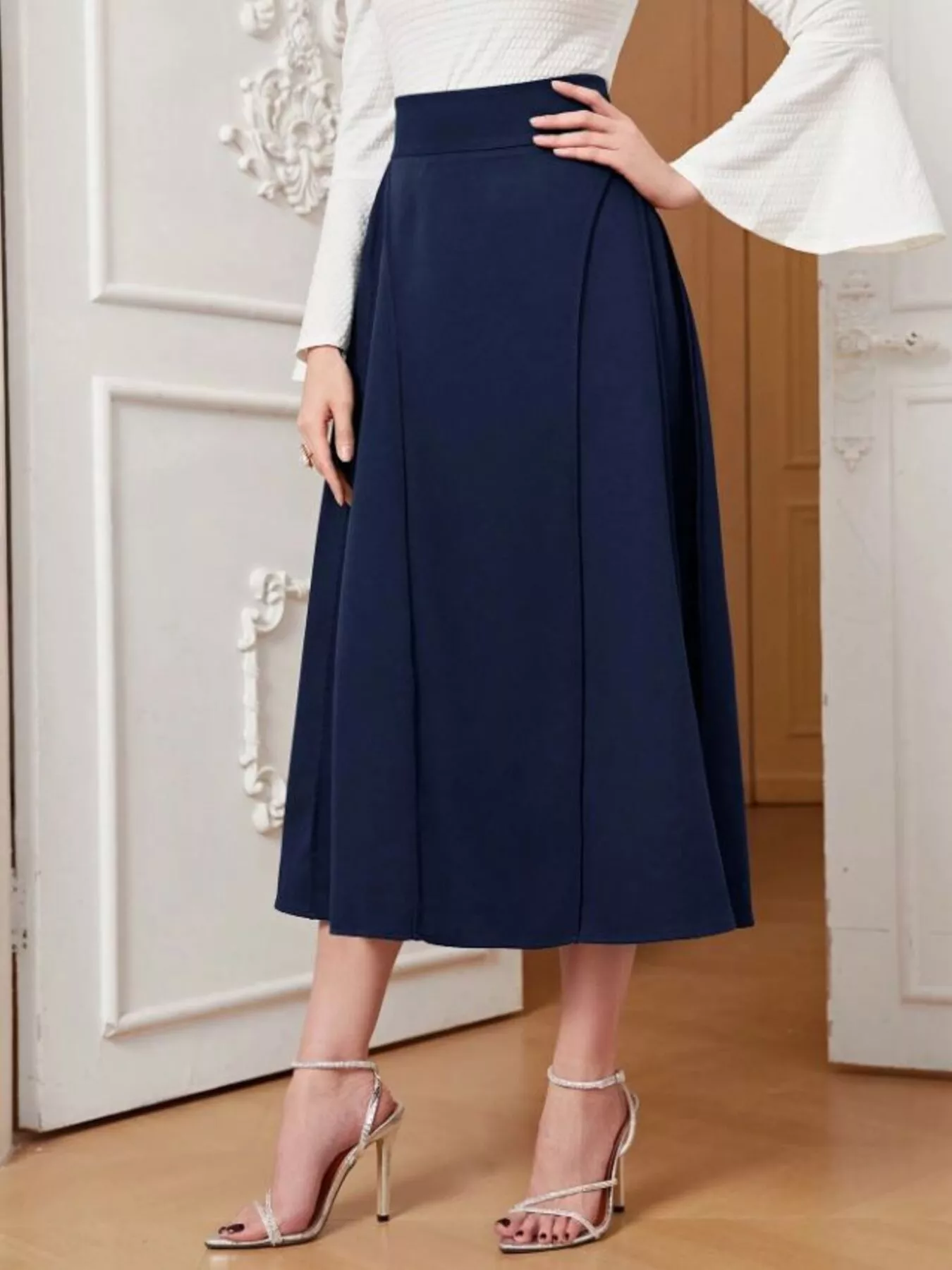 Modern Nomad A-Line Midi Skirt