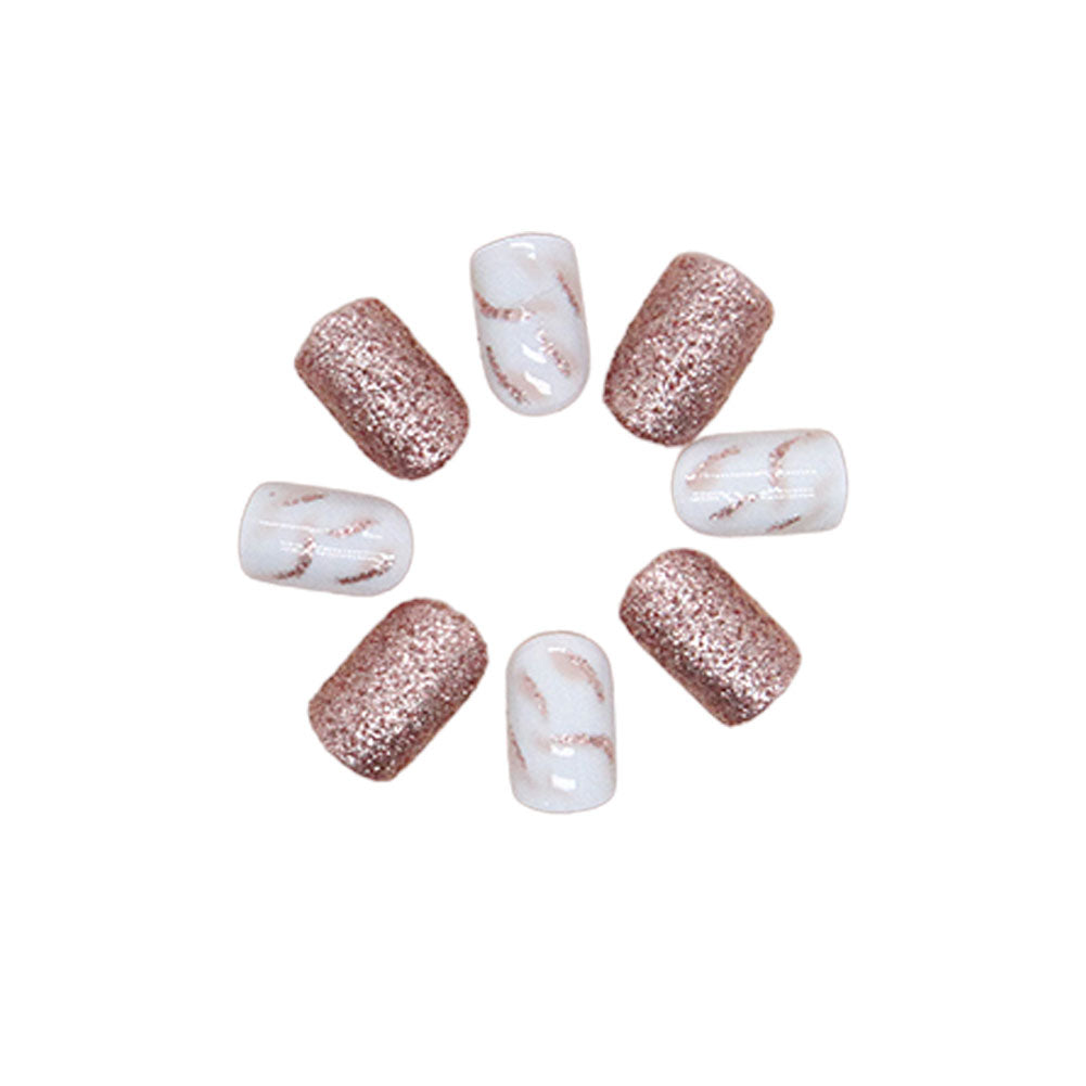 Unbranded Press On Nails Kit with Glue and gel stickers Reusable Tips