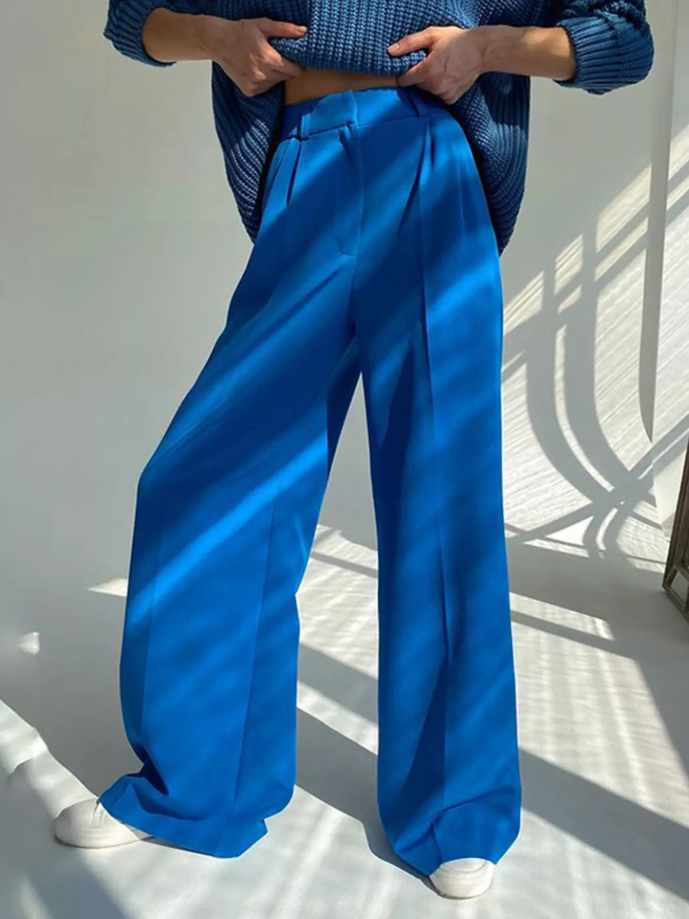Sweet Whisper Wide Leg Pleated Pants