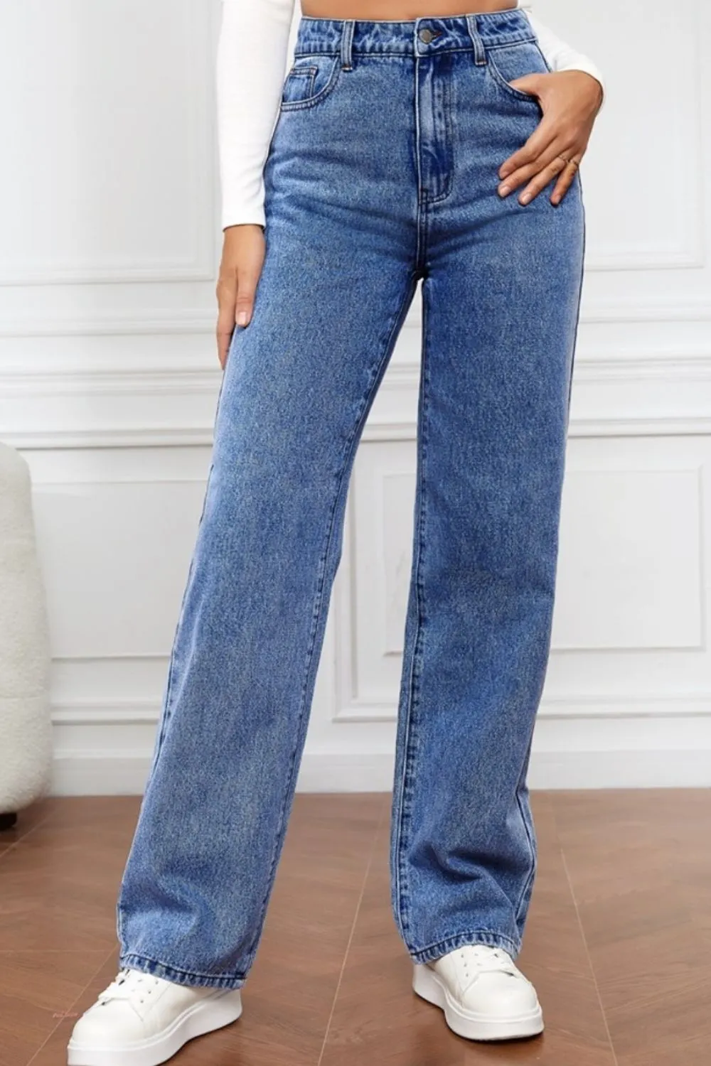 X@Y@K High Waist Straight Jeans