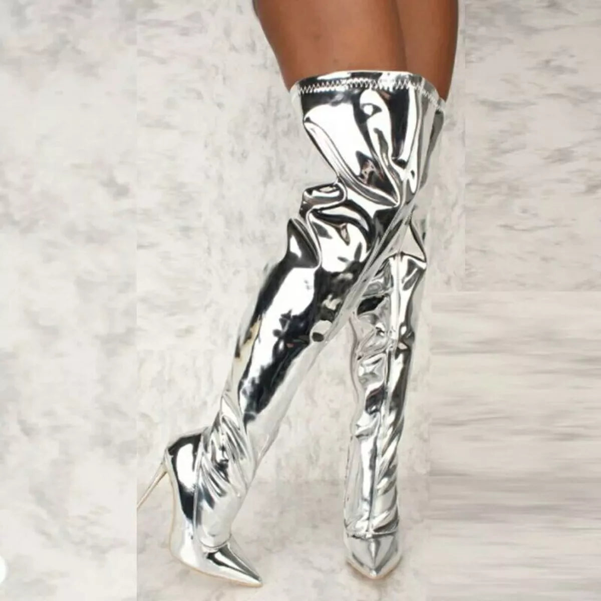 GraceStep Point Toe Stiletto Boots