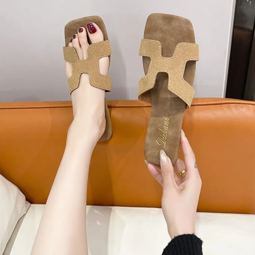 Classy Ballet Flats Open Toe Flats Sandals