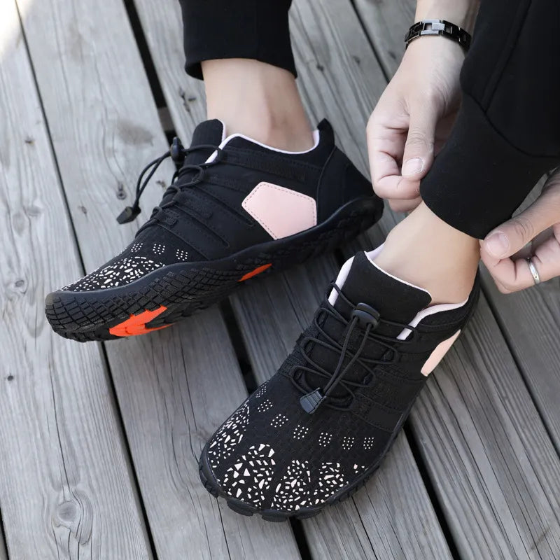 Pulse Runners Elastic Lock Laces Mesh Breathable Athletic