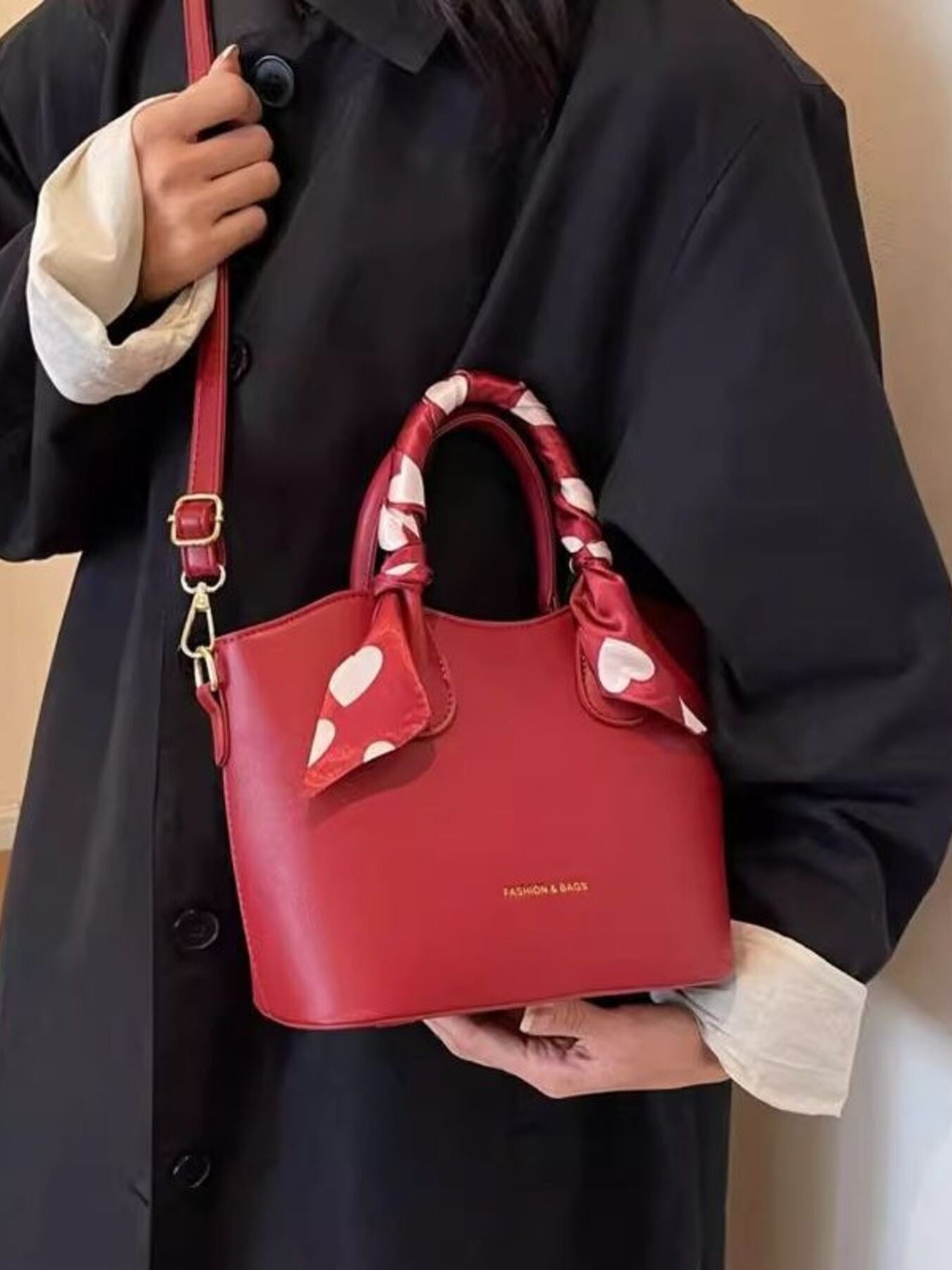 Modern Moods Top Handle Bucket Bag