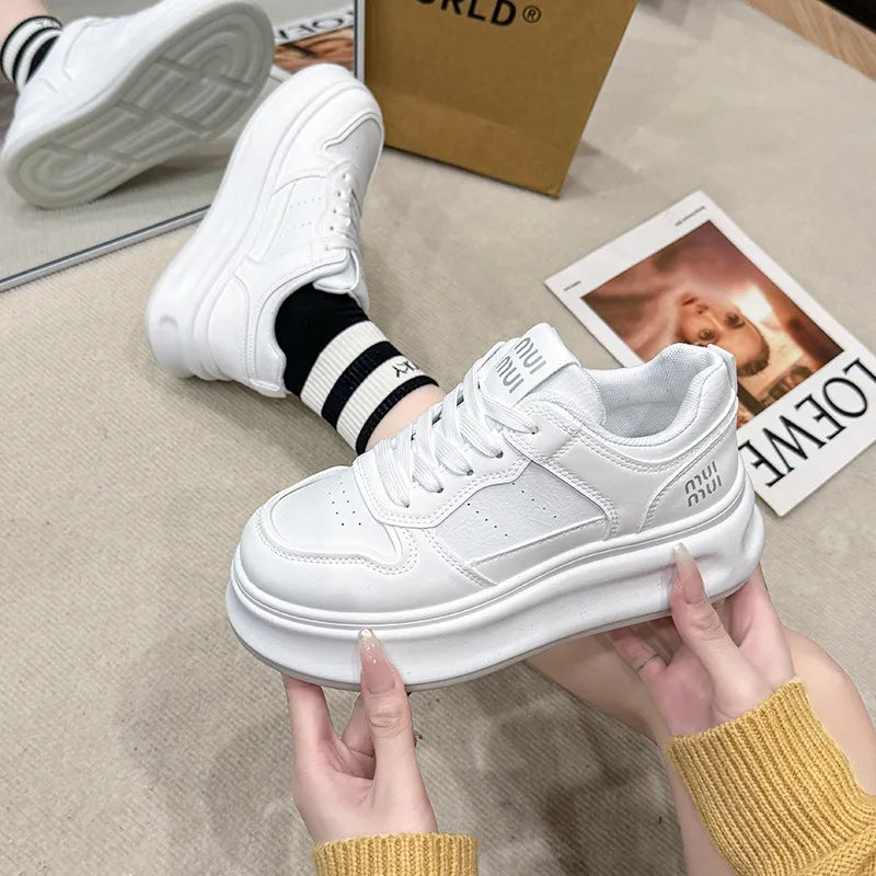 Crump Street Round Toe Platform Sneakers