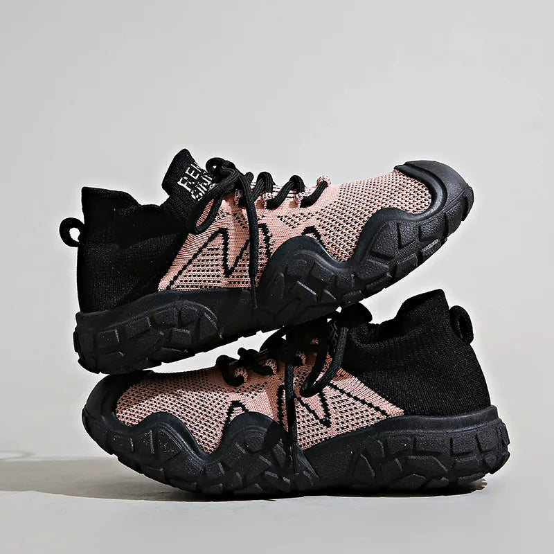 Crump Street Contrast Mesh Platform Athletic