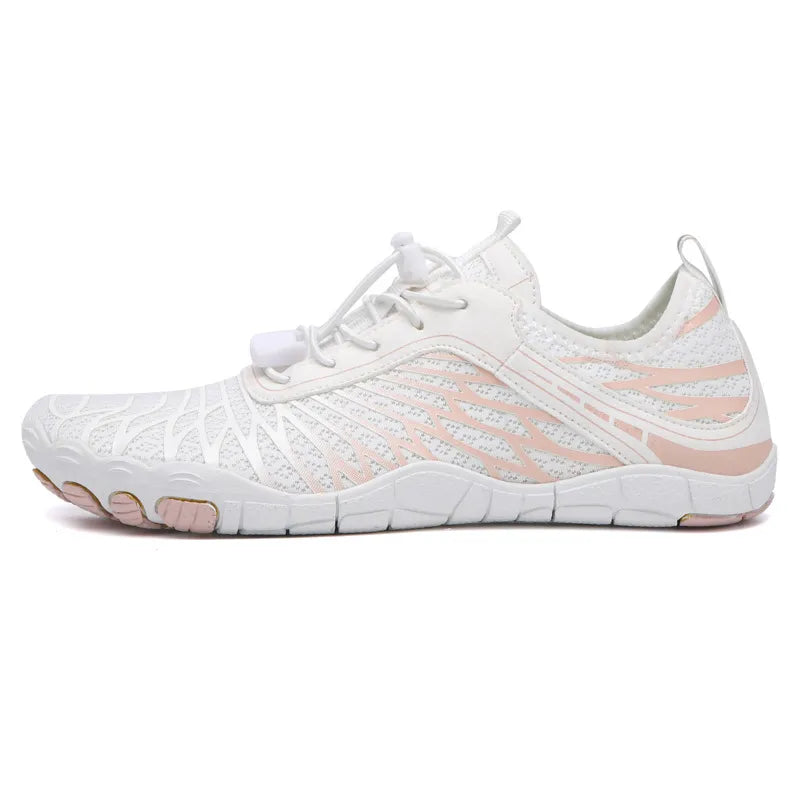 Pulse Runners Elastic Lock Laces Mesh Breathable Hike Footwear