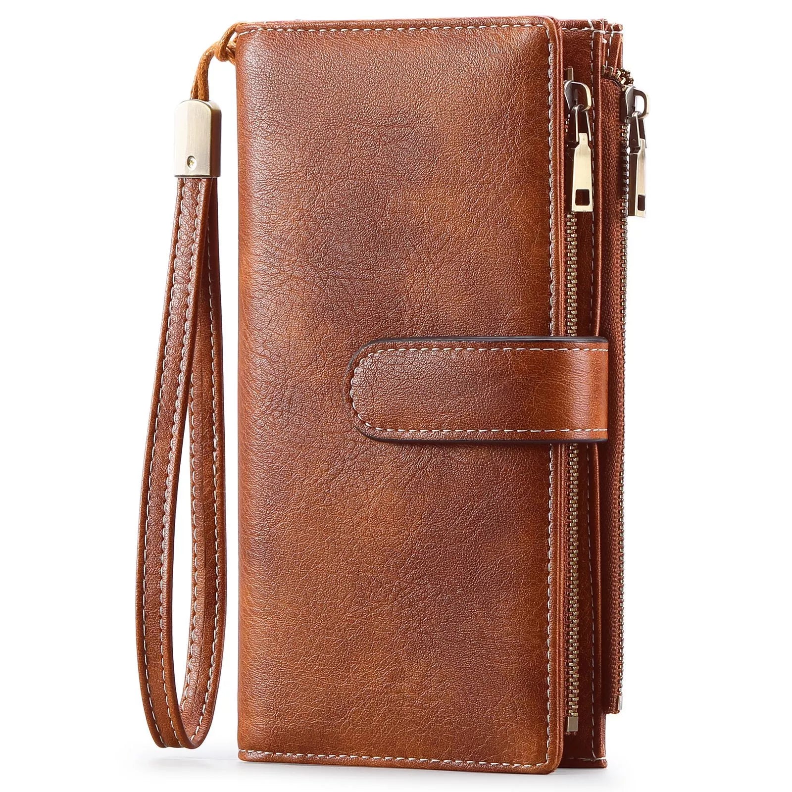 Radiant Reticules Vintage Style Leather Wallet