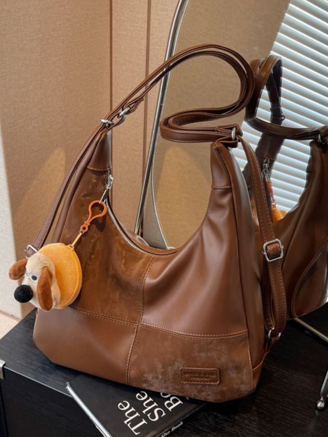 Modern Moods Vintage Style Hobo Shoulder Bag
