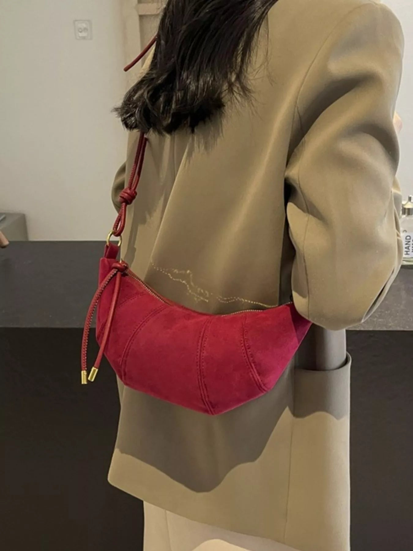 Prestige Luggage & Handbags Crescent Crossbody Bag