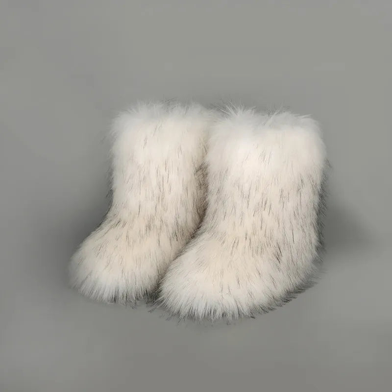 S.C.P.C Thermal Fuzzy Platform Boots
