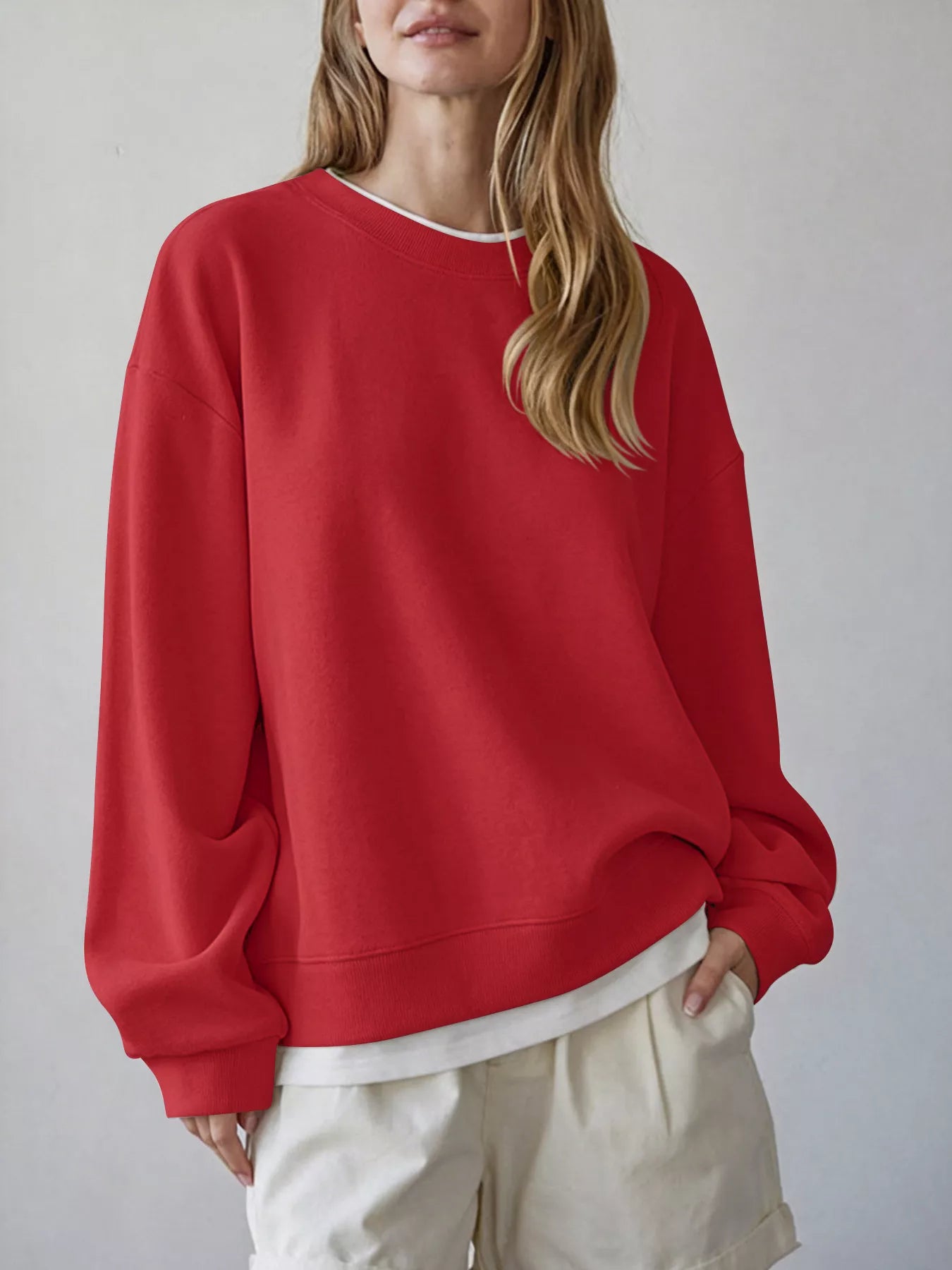 Lovelet Oversized Crew Neck Sweatshirt