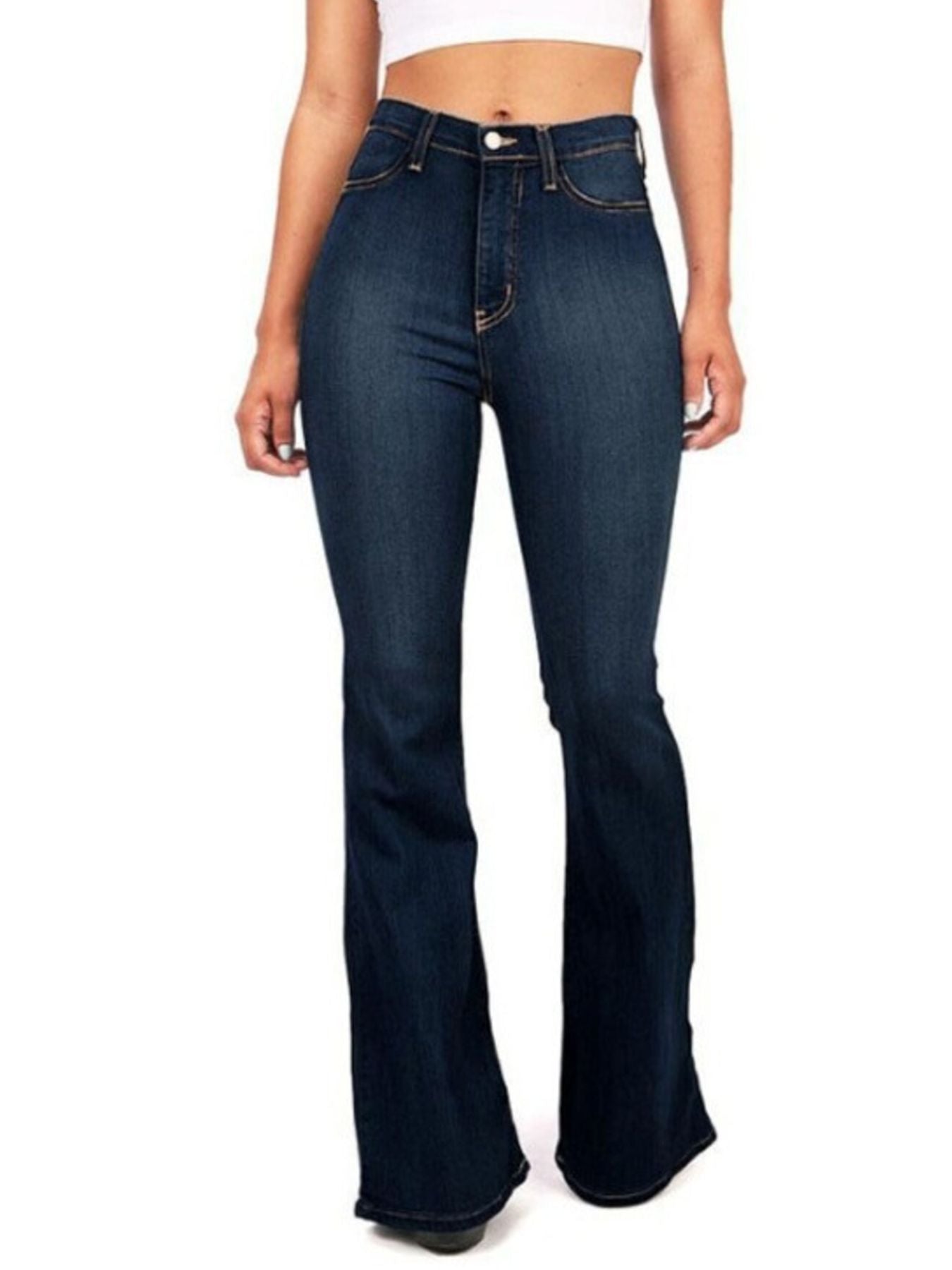 Dreamy Drapes Full Size High-Waisted Bootcut Jeans Plus Size