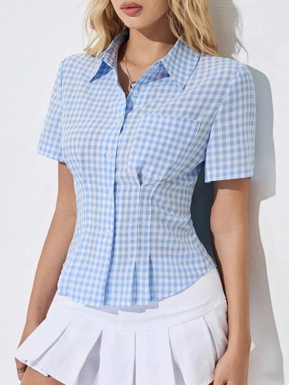 Mystique Q Button Down Short Sleeve Shirt