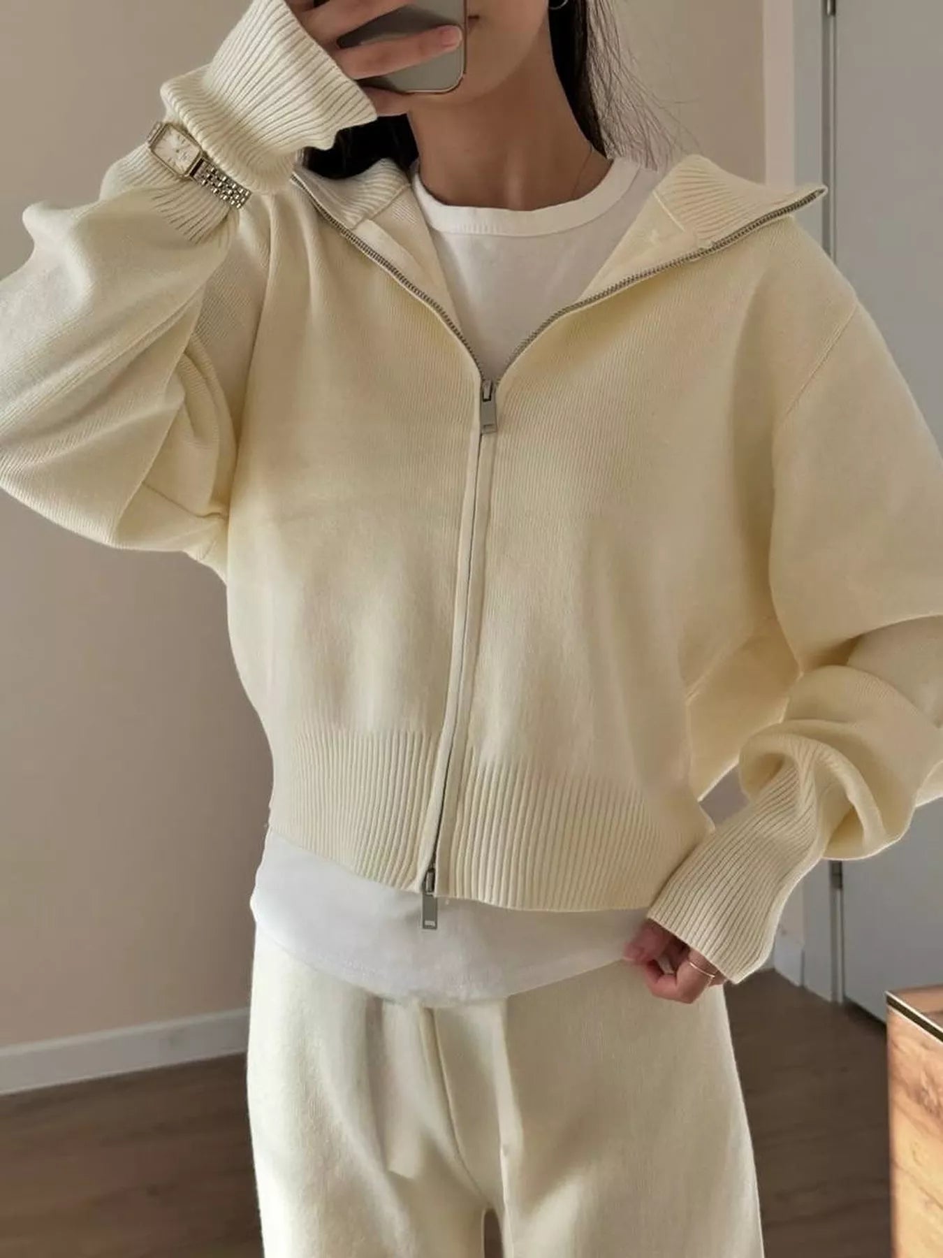 Diva Zip-Up Hoodie and Pants Set