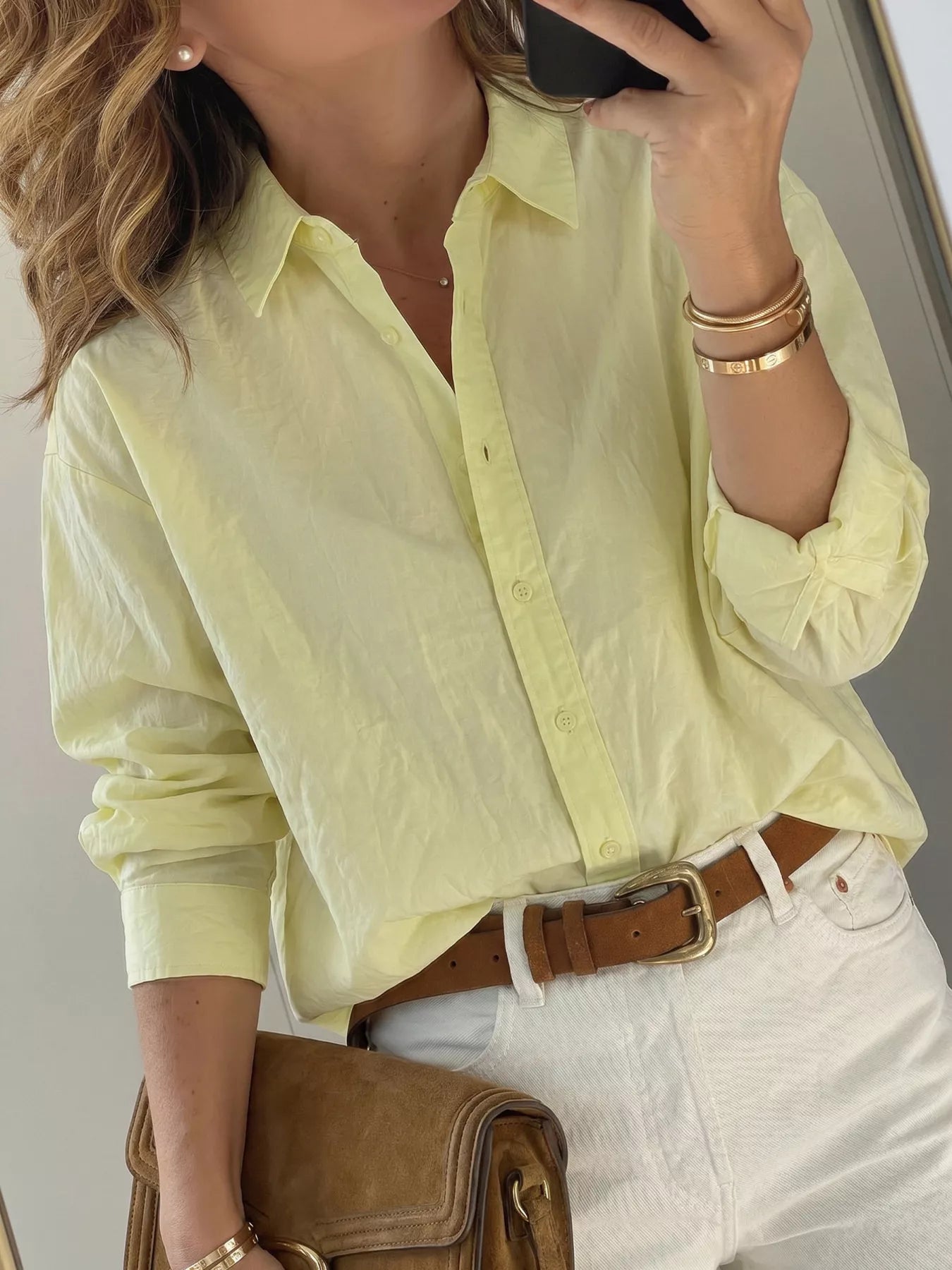Devine Button Up Long Sleeve Shirt