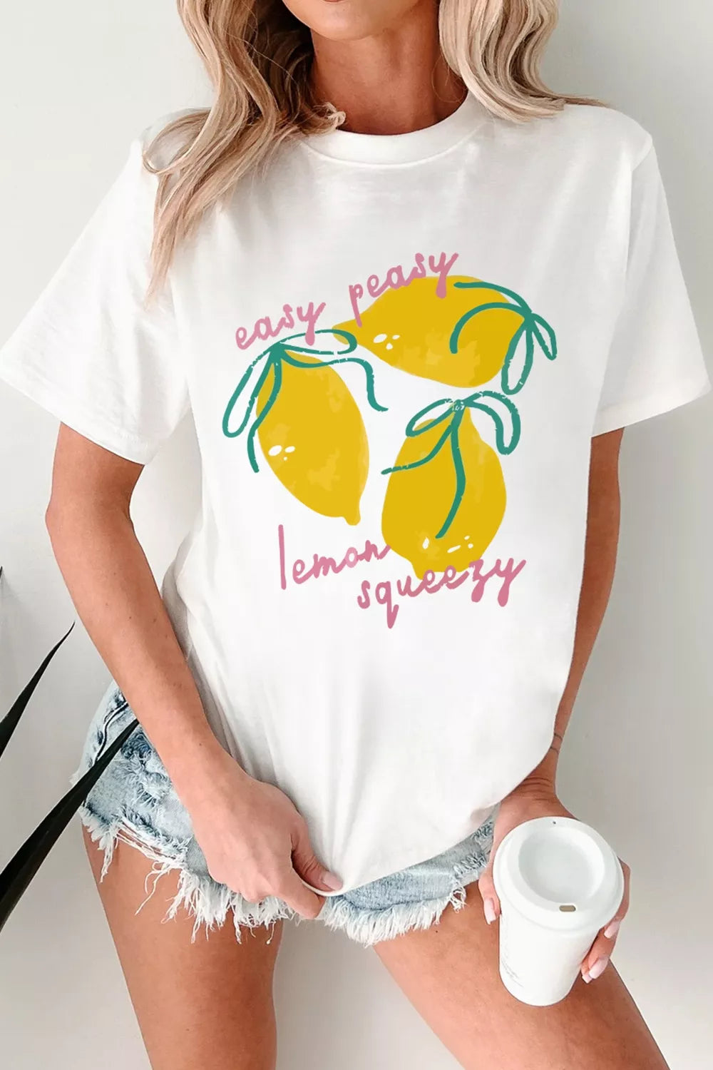 SYNZ Easy Peasy Lemon Squeezy Graphic Tee